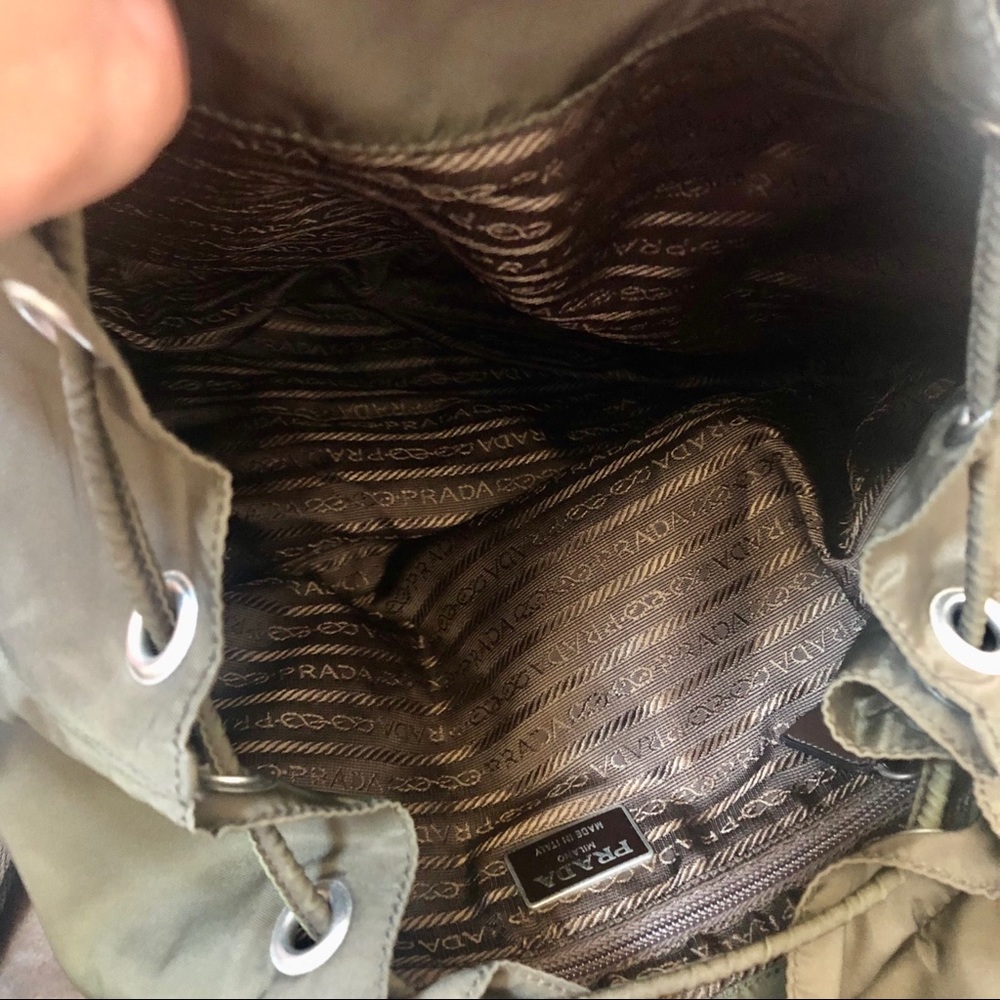 PRADA Nylon/leather Backpack - Picture 8 of 13